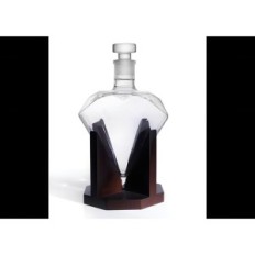 Raseq 1l diamant karaffel for whisky og alkohol, elegant form