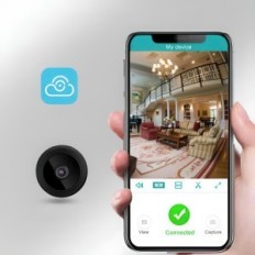Mini Wi-Fi 1080p Full HD kamera z detektorjem gibanja in nočnemu načinu