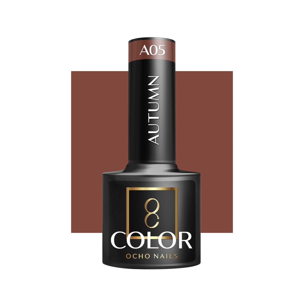 OCHO NAILS Hybridnagellack Autumn A05 -5 g — framsida