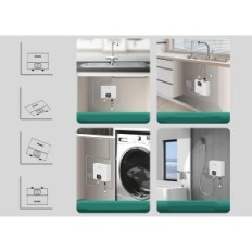 Podgrzewacz wody Briwellna BWK-P33NH55 5500W 220V z wyświetlaczem LED, do kuchni i łazienki