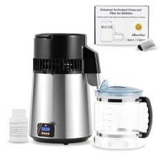 Poškodovana voda Destiller Hanchen 1L / H Nerjavečega jekla Timer Energy-Saving Steklenič