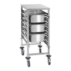 Carrello per catering di trasporto per contenitori 7x GN1 / 1 Caricatori fino a 50 kg