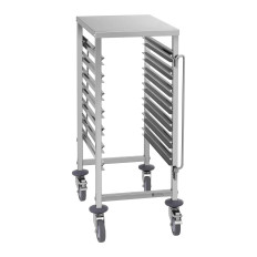Transportni prehrambeni voziček za posode 7x GN1 / 1 nakladalci do 50kg