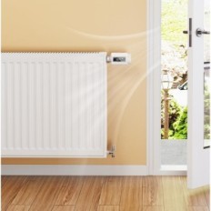 Smart Radiator Thermostaat MAXCIO TV06_BT WLAN SET 4 STKS. Wit 59 × 59 × 101 mm na het terugkeren