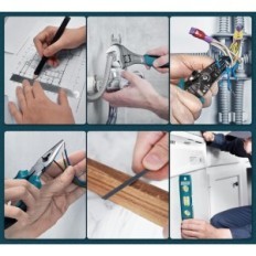 Skadad Sundpey Tool Kit bestående av 379 element i en resväska