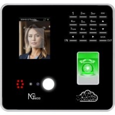 Utställning av NGTECO-arbetstidsspelare med ett ansikte av RFID-kortet