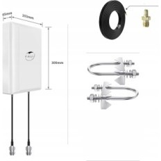 Exposition Aerial Casser 4G LTE 5G, 698-2700, 3300-3800MHz Profiter à 12 DBI