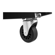 Carro de soldadura de acero de acero con 3 estantes de carga de carga hasta 75 kg