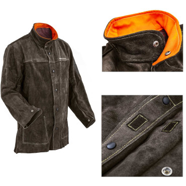 Veste de soudure en cuir...