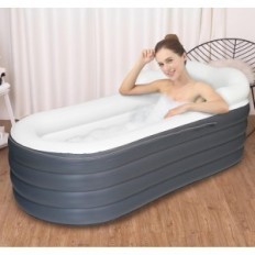 Baignoire gonflable incomplète 168 × 76 × 68 cm de cache de bain de glace