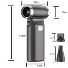 Mini PowerJet X110 LED Turbine Fan USB-C 110000 Screen