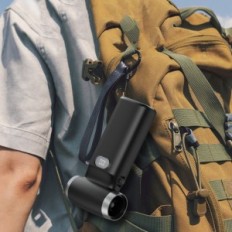 Mini PowerJet X110 LED turbīnu ventilators USB-C 110000 ekrāns