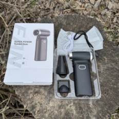 Mini PowerJet X110 LED turbīnu ventilators USB-C 110000 ekrāns