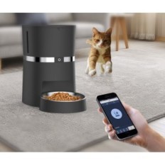 Automatický podavač SMART LIFE 3.8L WiFi dvě misky hlas pro zvířata