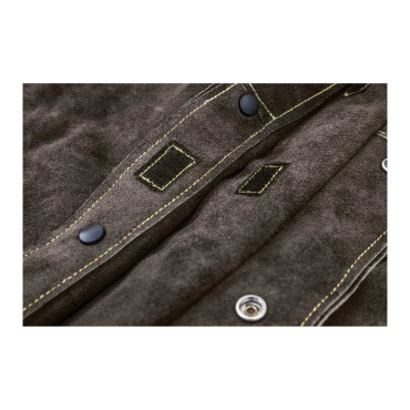 Chaqueta de soldadura de cuero duradera XL Tamaño