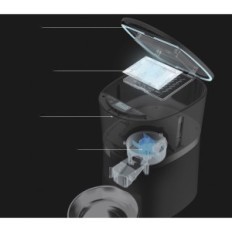 Automatisk Feeder Smart Life 3.8L WiFi Two Bowls Voice til Dyr