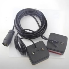 Un set di luci posteriori Cavo Carbeam T12V 7 PIN 7 + 2m 5 Modalità di lavoro