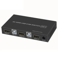 KVM Biaze KVM08 HDMI 2.0 Switch 2 Porty 4K 60Hz HDCP USB HOT-SWAP