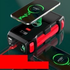 Nagy teljesítményű M10 indítókészülék 10000 mAh LED vezeték nélküli töltés