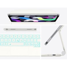 Prípad s klávesnicou a TouchPad iPad AIR 5/4 Pro 11 "QWERTZ 7 Magnetické farby