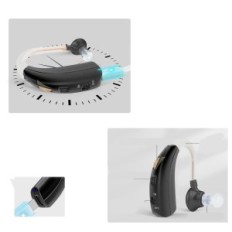 Begagnade Hearing Amplifier i Britzgo Hearing Aids upp till 40 timmar svart arbete
