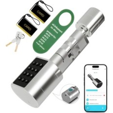 Elektronisk lås 60-90 mm med nøkkelfingeravtrykk Tuya DIY EU Dør Montasje YL-L111-60mm