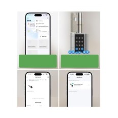 Lock Electronic 60-90 mm con teclado TUYA DIY DIY Puerta Montaje YL-L111-60MM