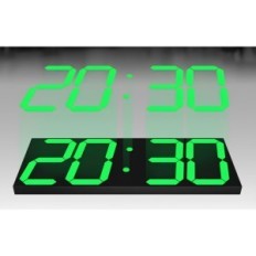 Wall Clock LED Chkobida 18 "Green Display Alarms Date Temperature