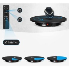 Naudota Rotary Baoshishan stendas su varikliu, 360 laipsnių, 42 cm