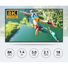KVM 4X2 8K60Hz 4K144Hz HDMI DisplayPort USB 3.0 za 4 računala i 2 monitora