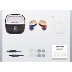 Dispositivi audio per Seniors VHP-1633 Riduzione del rumore, mostra di regolazione del volume