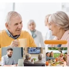 Dispositivi audio per Seniors VHP-1633 Riduzione del rumore, mostra di regolazione del volume