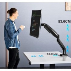 Suporte incompleto Huanuo Hanss12 Monitor Stand para monitor máximo de 12 kg, USB, exibição VESA 75/100