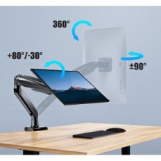 Nedokončené Huanuo Hanss12 Monitor Holder pre monitor Max 12 kg, USB, VESA 75/100 Výstava