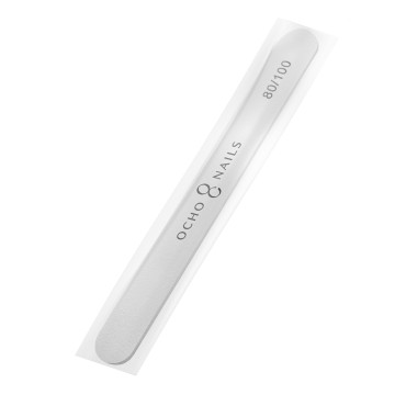 Lima dritta Ocho Nails 80/100 1 pz confezione sicura