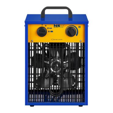 Bouwventilator voor het drogen van muren van rechthoekige gips 230V 3300W