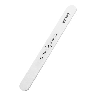 Ocho Nails ravna pilica 80/100 zrn 10 kosov