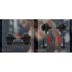 Dumbbells Ajustável NewPower Fitness 20 kg para treinamento inteiro do corpo