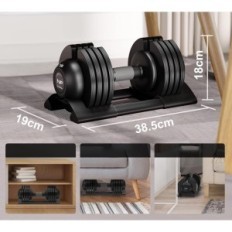 Dumbbells Justerbar Newpower Fitness 20 kg til hele kroppen træning