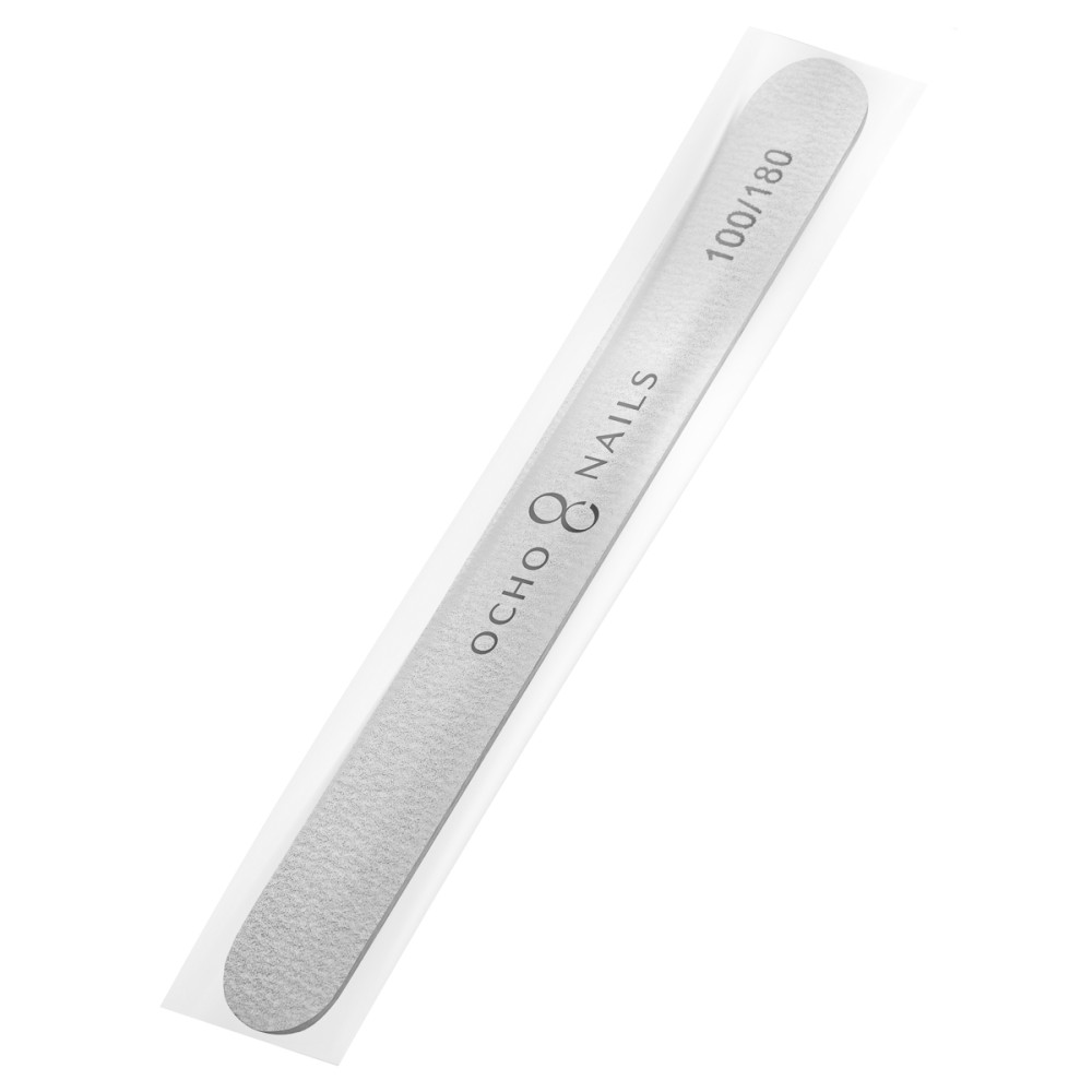 Ocho Nails egyenes körömreszelő slim 100/180 1 db biztonsági csomag