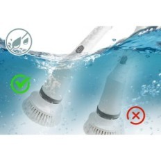 Izložba Electric Rotary četkica Wingfly 6 glava bijela set