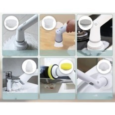 Razstava Električna rotacijska krtača Skyfly 6 Head White Set