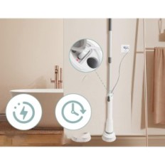 Izložba Electric Rotary četkica Wingfly 6 glava bijela set