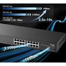 Mokerlink 16x2.5g 2x10g SFP SFP VLAN IGMP NO FAN