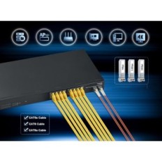 MECERLINK 16x2.5g 2x10g SFP SFP VLAN IGMP Žádný fanoušek