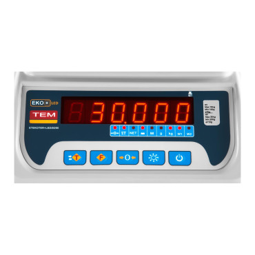 Balance commerciale légale BEKO+ TEM RS232 30kg / 10g