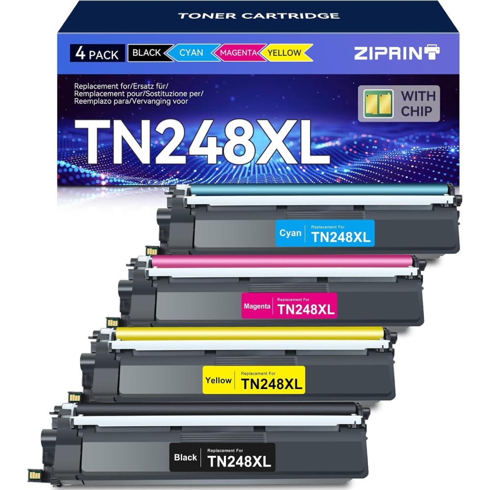 Toner ZIPRINT TN248XL za brat MFC L3760CDW L3740CDW DCP L3520CDWWWW
