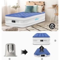 Matelas gonflable idoo avec une gonflable gonflable rapide 190x100x46 cm