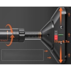Drąds per tirare la porta Sportneer, push-up, 75-94 cm, fino a 200 kg