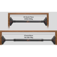 Drąds to pull the door SPORTNEER, PUSH-UP, 75-94 cm, up to 200 kg